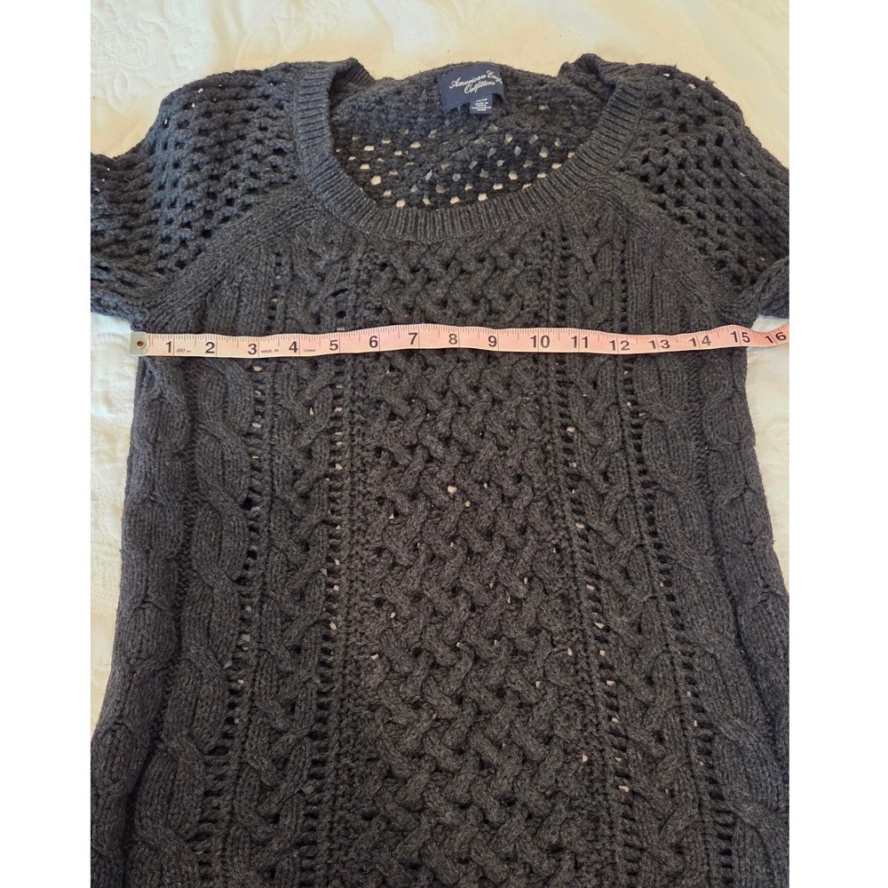 American Eagle Outfitters Womens Wool Blend Sweater Goth, Minimalist, Earthy XS - Picture 6 of 10